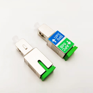 最佳解决方案传输UPC到APC SC/UPC公传输SC/APC母单模单工混合转换器适配器 - Product Image 1