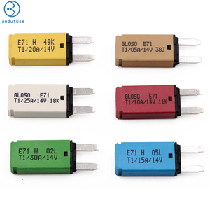 Car 12V Auto Reset Blade-Style ATM Fuse <strong>Circuit</strong> <strong>Breaker</strong> 5A, 10A, 15A, 20A, 25A, 30A, Type 1 Mini <strong>Breakers</strong> Fuses 12 Volt DC - Product Image 1