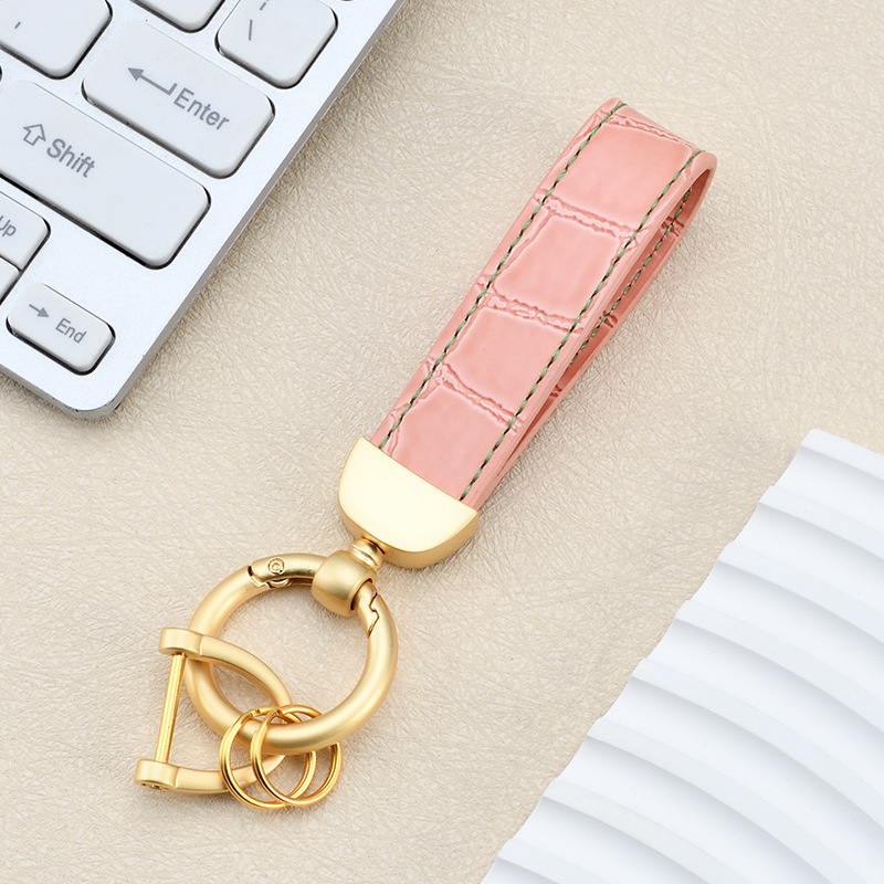Pearl gold-Pink Check