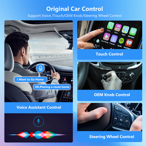 Solución automático de adaptador inalámbrico CarPlay Android para iOS y Android 5,8 GHz WiFi, tipo C/USB, sistemas CarPlay con cable de fábrica Plug & Play - Product Image 4