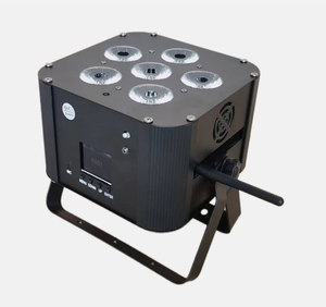 6X18W pil gücü kablosuz DMX LED düz Par, uygun Wifi ve uzaktan kumanda ile çok yönlü aydınlatma seçenekleri sunar - Product Image 3