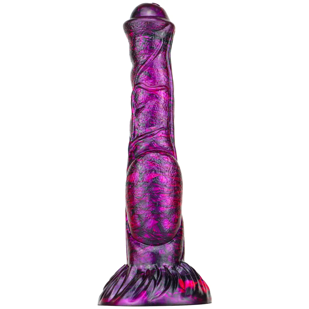 Renkli at-tasarım kayışı-on yapay penis fantezi yetişkin seks oyuncak erkekler kadınlar için uzun silikon Anal Plug sıvı silikon malzeme ile