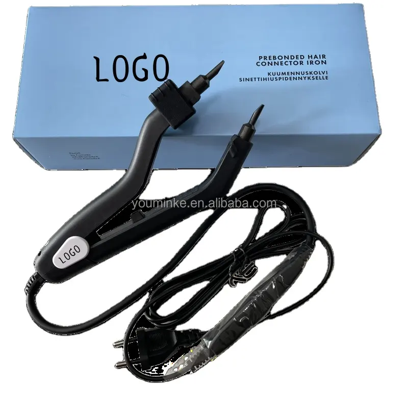Fusion-Haarverlängerungen Heißwerkzeuge Zubehör Maschine Zange Verbinder Keratin Loof Mini-Haarverlängerungs-Bügel