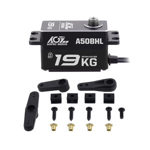 A50BHL agfrc Servo ดิจิตอลแบบไร้แปรงถ่านแรงบิด19kg .cm CNC Programmable สำหรับ1/12บนถนน | OEM