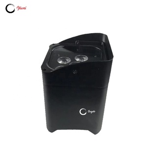 Yüksek kaliteli 6X18W rgbwa + uv Led kablosuz Dmx Uplight akülü kablosuz Led Uplighter telefon App kontrolü ile - Product Image 5
