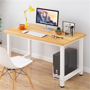 Mesa de ordenador de oficina, muestra gratis, mesa moderna para ordenador portátil, mesa de ordenador de madera de estilo simple - Product Image 4