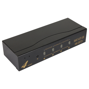 VCOM Computer <strong>KVM</strong> <strong>Switch</strong> USB VGA 1080P 60Hz Keyboard Mouse Video Switcher Ir Remote for <strong>4</strong> PC to <strong>1</strong> Display