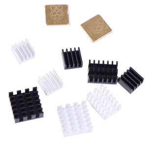 Ahududu Pi 4 için 4B alüminyum soğutucu isı emici bilgisayar soğutucu radyatör elektronik çip için ısı dağılımı soğutma pedleri - Product Image 5