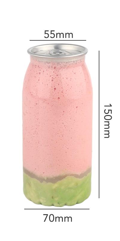 Lata transparente de 500 ml - 2 unidades