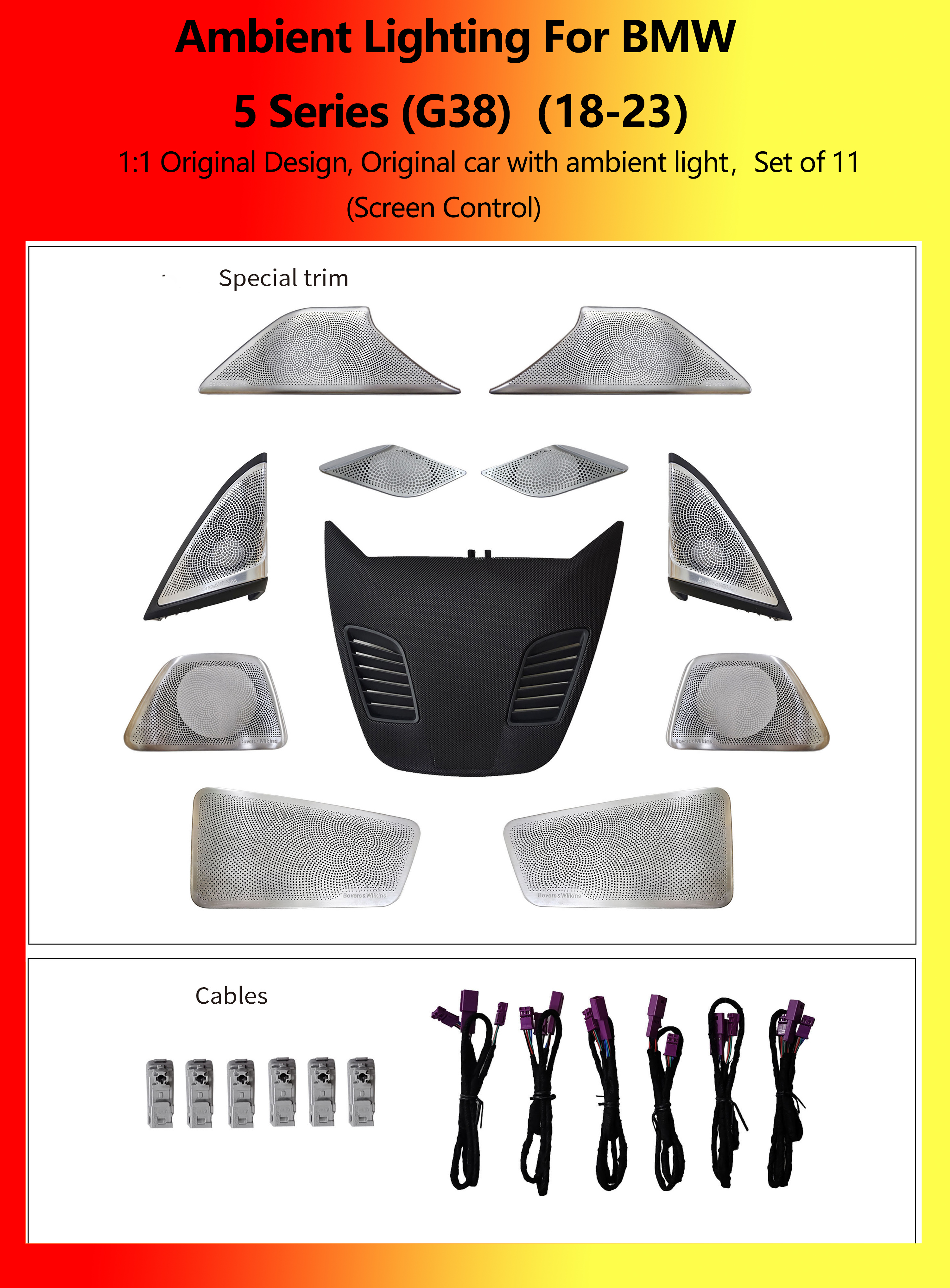 BMW 5 Series (G38) Set of 11