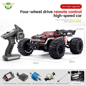 2.4GHz חשמלי מכונית שליטה מרחוק 4wd 1:16 rc מכונית צעצועים פלסטיק rc טנדר בנים מתנה 4*4 rc מכונית - Product Image 5