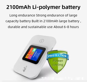 Ev kullanımı için Sim kart 300 GHz frekans ile WiFi yönlendirici mbps cep 2.4 mobil Hotspot 3G 4G LTE - Product Image 3