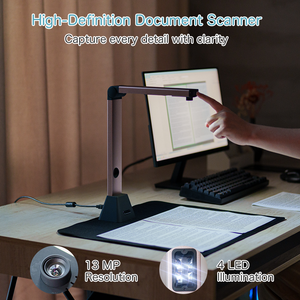 自动13MP OCR文件扫描仪可折叠A3 A4商务移动办公室 - Product Image 2