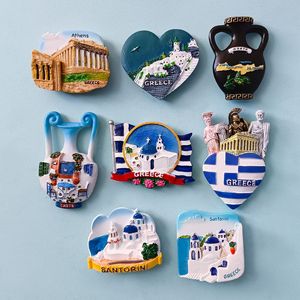 Châu Âu Hy Lạp tủ lạnh Sticker du lịch hấp dẫn lưu niệm các nhà sản xuất tại chỗ bán buôn ba chiều tay sáng tạo - Product Image 1