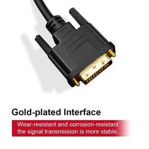 Thunderbolts 3 USB tip C tip-c USB-C DVI 24 + 1 DVI-D çift bağlantı monitör dönüştürücü adaptör adaptör kablosu - Product Image 4