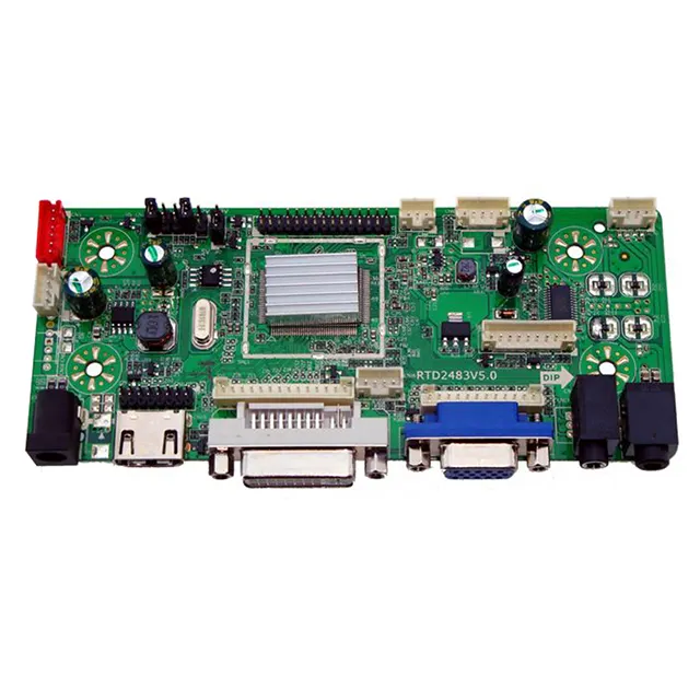 공장 설계 컨트롤러 보드 DVI VGA to LVDS LCD 드라이버 보드 모니터 용 수직 화면 LCD