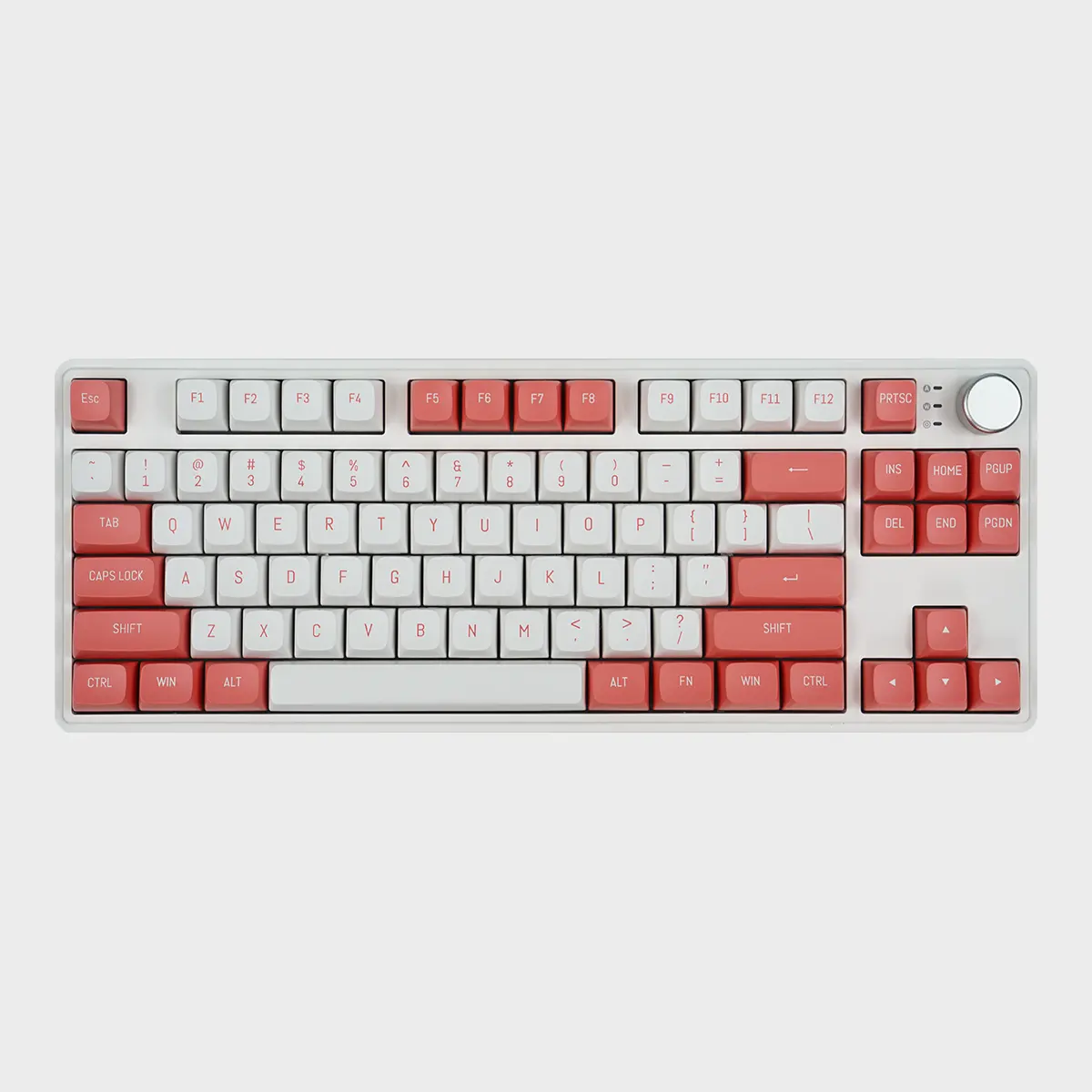 MATHEW MK86 Dichtungsmechanische TastaturTKL PC Platte 75% kabellos Bluetooth 2.4G Knopfleiste Hochswap nach Süden gerichtete LED RGB Tastaturen