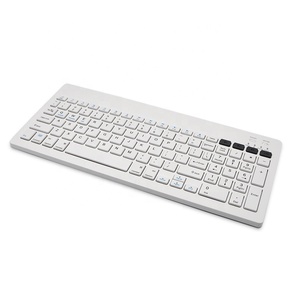 Mini Slim 10 11 12 13 pulgadas Bluetooth y teclado de carga de modo dual inalámbrico 2,4G con botones de silencio para IBM PC MAC IPAD IPHONE - Product Image 4