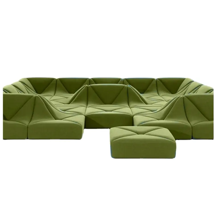 Manufacture Velvet Kids Play Modular Sofa Dune Sectional Couch Combination Sofa For Living Room