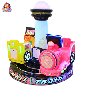 Sikke işletilen iki koltuk döner parça tren oyun alanı ticari eğlence makinesi çocuklar için - Product Image 3