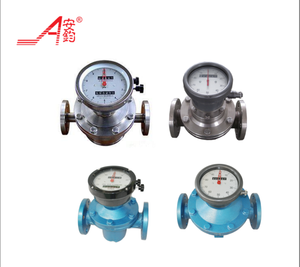 Caudalímetro Digital de salida de pulso, medidor de flujo de turbina de engranaje ovalado de acero inoxidable para agua, aceite líquido, medio DN15 - Product Image 3