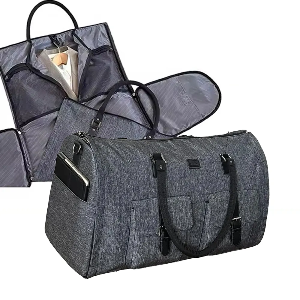 DAYGOS Custom Logo Luxury Travel Garment Travel Duffle Bag With Wheels Tote Garment Bag Suit Bag
