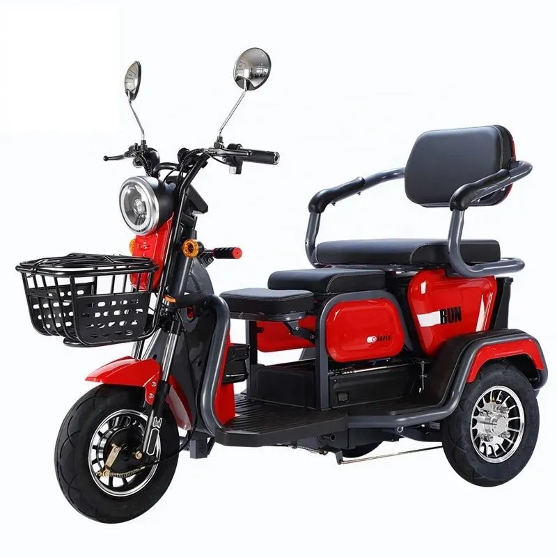 Selección multicolor, nuevo diseño, motocicleta eléctrica de tres ruedas para pasajeros, triciclo de carga eléctrico de 3 ruedas barato