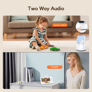 Baby Monitor Câmera De Áudio Com Monitor Wifi e Com Tela Sistema De Câmera De Segurança Com Tuya App Monitor Para Bebês
