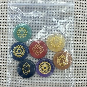 Wholesale Seven Chakra Yoga Crystal Stone Green Aventurine Amethyst Natural <strong>Jade</strong> Engraved Carving Colorful Massage Ornament