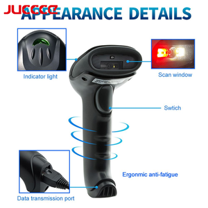 物流仓库用JUCCCExHOYOCODE手持式Usb扫描仪激光条形码阅读器无线1d 2d条形码扫描仪 - Product Image 3