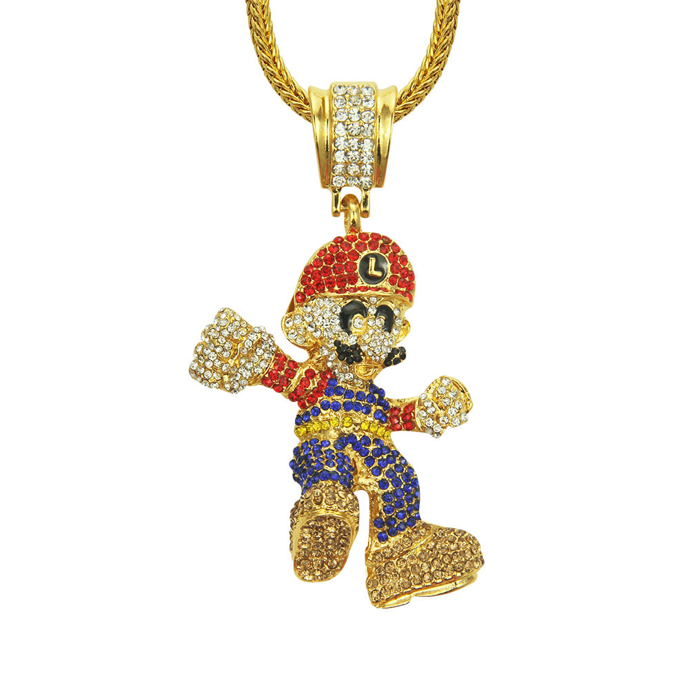 Gold + red Mario