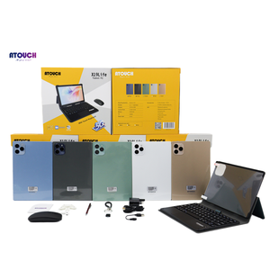 Atouch X19生活热卖<span class=keywords><strong>10</strong></span>英寸平板电脑5G 8gb + 512gb MTK6582安卓，带BT键盘，用于学习和娱乐