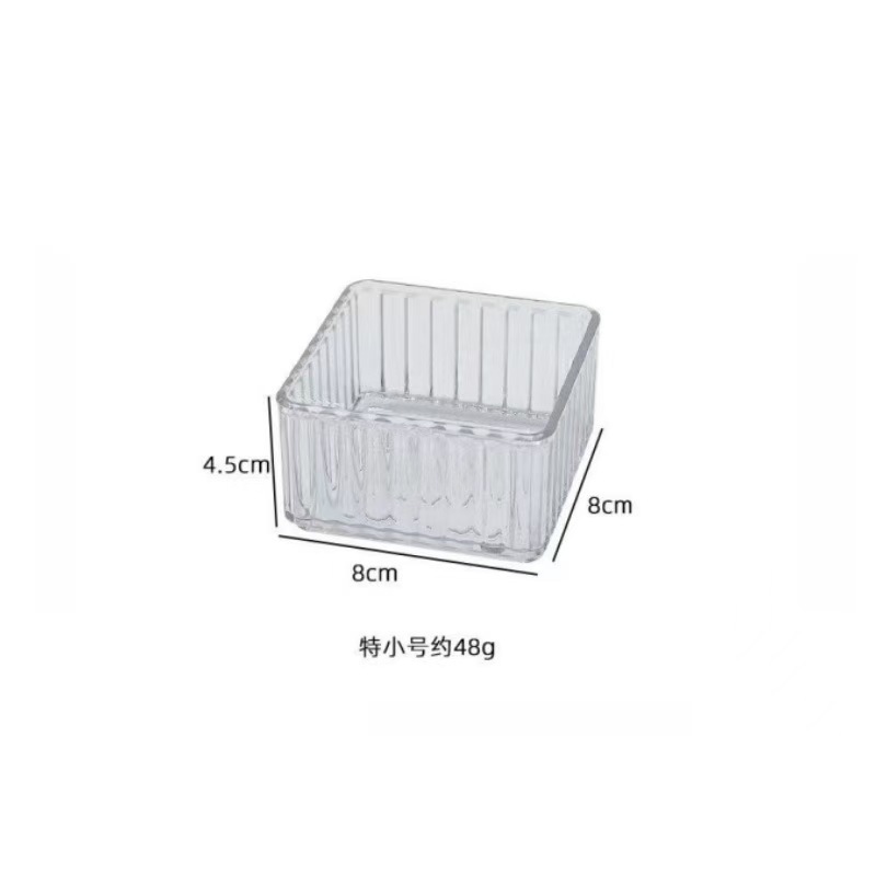 Boîte de rangement transparente - petit format
