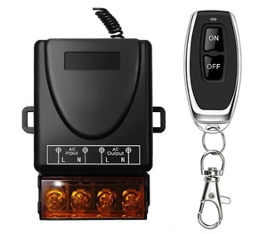 1 CH 220V ricevitore modulo interruttore + 433MHz codice di apprendimento RF Kit di controllo remoto per cancello porta Garage illuminazione 30A 12V - Product Image 1