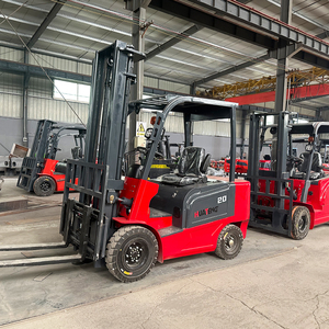 Carrello elevatore elettrico a quattro ruote 1 tonnellata 1.5 tonnellata 2 magazzino movimentazione batteria elevata di carico e scarico camion carrelli elevatori batteria