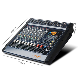 Profesyonel 7 bantlı eşitleme ayar mikseri 8 kanal 16 DSP dijital efekt konsolu - Product Image 2