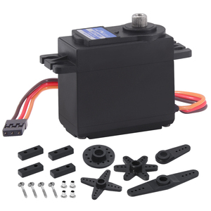 JX PS-5521MG เซอร์โวรถหุ่นยนต์แรงบิดสูง20kg เซอร์โวโลหะแบบอนาล็อก