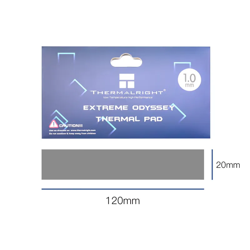 Thermalright ODYSSEY dissipazione di calore in Silicone Pad CPU/GPU scheda grafica scheda termica Pad scheda madre Silicone grasso pad120x20 x 0,5mm
