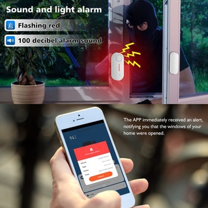 Alarma de ventana antirrobo multifunción, Sensor de puerta con sonido, Automatización Inteligente IOT, App Tuya, Arm/desarma, WiFi - Product Image 5