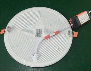 Ofis kısılabilir Ac100-120v ultra ince tavan Smd2835 arkadan aydınlatmalı kare 8w 18w yuvarlak gömme Cct ayarlanabilir Led Panel AYDINLATMA - Product Image 5