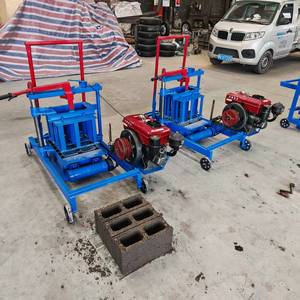 Машина для изготовления бетонных блоков с приводом от дизельного двигателя 5,15 кВт для полых блоков и блокировочных блоков - Product Image 6