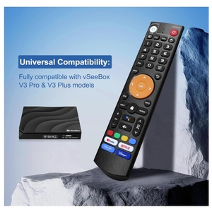 การปรับแต่งรีโมทคอนโทรลด้วยเสียง BT สำหรับ vseebox รุ่น V3 Plus และ V3Pro ตลาดยุโรป - Product Image 2