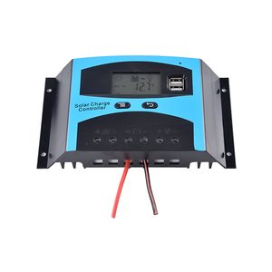 Controlador de carga Solar 40A PWM, regulador de batería 12V 24V DC para sistema de energía Solar doméstico - Product Image 3