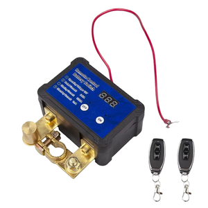 Disyuntor de encendido para coche 240A con control remoto, función antirrobo de batería y medidor de voltaje 12V/24V - Product Image 1