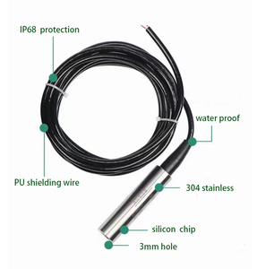 12V Smart Submersible Liquid Level Transmitter Hochtemperatur-Wassertank-Füllstand sensor aus Edelstahl mit 4-20mA Ausgang - Product Image 3