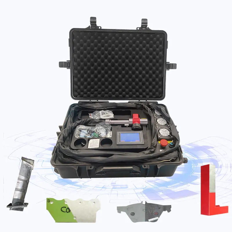 USA warehouse 200w lazer handheld rust and oil remover potable laser cleaner pulse laser cleaning equipment portable