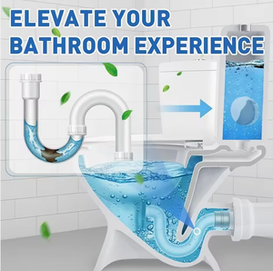 Tùy Chỉnh Màu Xanh Bong Bóng Khối Nhà Vệ Sinh Bát Sủi Máy Tính Bảng Loại Bỏ Vết Nhà Vệ Sinh Cleaner Máy Tính Bảng - Product Image 4