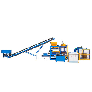 Fábrica de ladrillos, máquina de bloques de hormigón de enclavamiento hidráulico completamente automática, fábrica de ladrillos, - Product Image 6