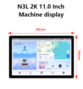 工場N3L 64GB 11インチLodark 2K HD QLEDスクリーンCarplay Androidカーステレオ<span class=keywords><strong>4G</strong></span> WIFIマルチメディアオーディオDSP RGB FMトランスミッターGPS