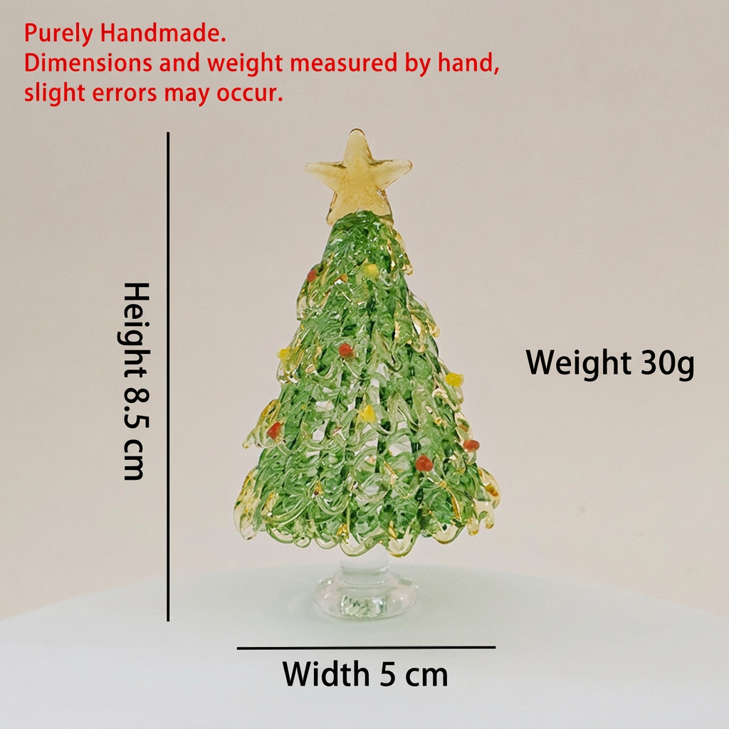 Albero di Natale avvolto in filo verde e oro da 85 cm